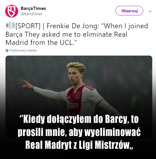 De Jong ZDRADZIŁ, o co poprosiła go Barcelona! :D